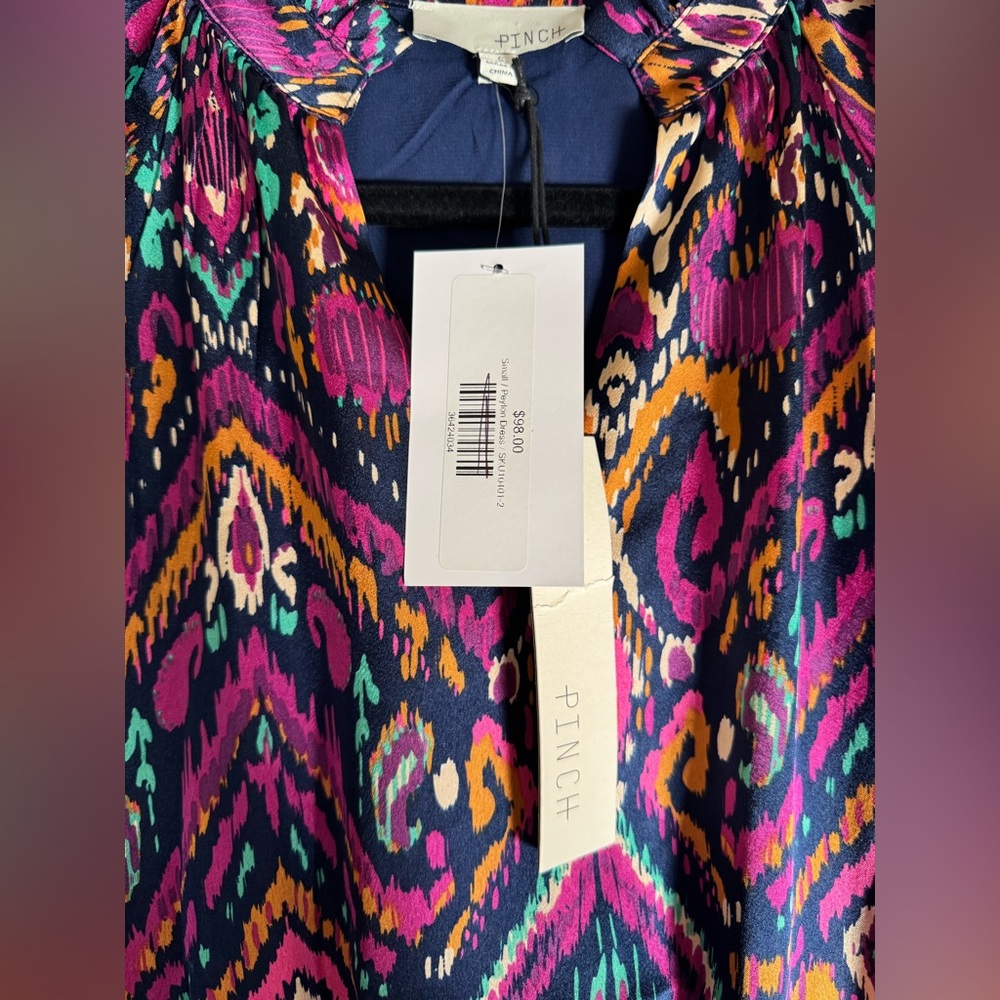 Multicolor Patterned Dress - Picture 7 of 11